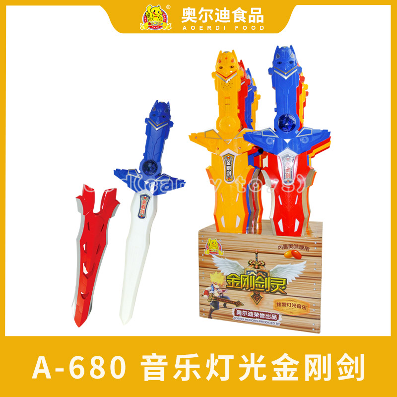 A-680 音乐灯光金刚剑（3克糖果）